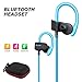Produktbild Quntis® Bluetooth Kopfhörer Sport Ohrhörer Bluetooth Headset für Andriod und Apple Smartphone wie Samsung, HTC, Sony, Blackberry, iPhone 7 6s 6s Plus 6 6 Plus 5 5s 5c SE, iPod usw. (Blau)
