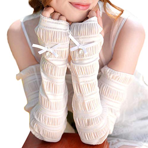 Nanxson Gants Femmes Longs Manches de Bras Protection Anti-UV Été pour Golf Conduire Pêche ST0016