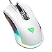 Produktbild VicTsing Gaming Maus, Gamer Maus 7250 DPI, 6 programmierbare Tasten USB Wired Gaming Mouse für Pro Gamer, RGB Hintergrundeffkte, Ergonomisches Design für Computer, Laptop, PC (Weiß)