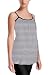 Intimate Portal Snuggle-Touch Cotton Maternity Nursing Cami Tank Black Black Stripes S