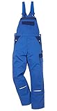 kansas latzhose Verstellbare Bundweite Kansas Icon Arbeitshosen Latzhosen Service Industrie 2-873, Farbe:kornblau/marine;Größe:54