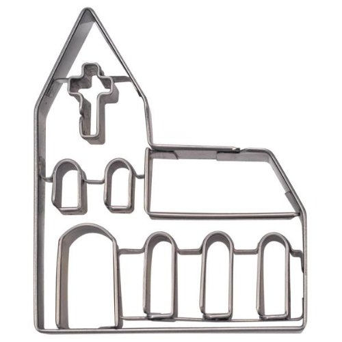 Preisvergleich Produktbild Städter Keksausstecher Kirche ca. 7 cm Edelstahl 199422g2