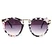 Price comparison product image Women's Retro Sunglasses Metal Frame Sweet Round Goggles Eyeglasses(Floral)
