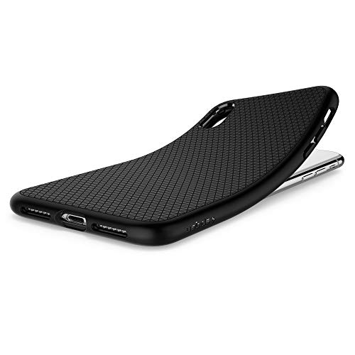 Spigen Funda Modelo Liquid Air para Apple iPhone X Color Negro Mate reviews Spigen Funda Modelo Liquid Air para Apple iPhone X Color Negro Mate
