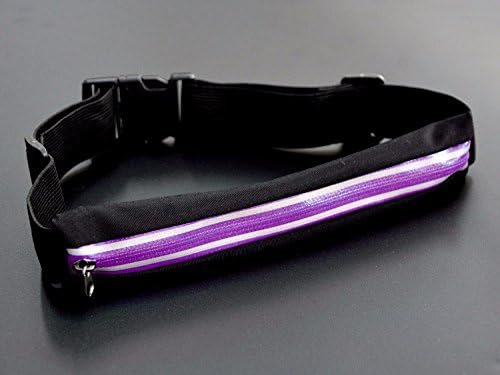 Sports Portable, Belt Style Purse, Running, Riding, No Heavy Sense, Sports Bag, Mobile Phone Bag,Rose Bengal