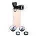 Produktbild Handy Objektiv, Hizek 5 in 1 Objektiv Set Smartphone Lens Fischauge Weitwinkelobjektiv Micro Objektiv Linsen für Smartphone iPhone 7/7 Plus /6s/6/5, Samsung S7/S7 Edge