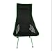 Produktbild ZH Camping Stuhl, Outdoor Klappstuhl Ultraleicht Portable Angeln Strandkorb Luftfahrt Aluminium Rückenlehne Liege (Color : Green)