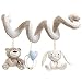 Produktbild VWH Weiches Reizendes Musical Rattle Spielzeug Bär Kaninchen-Plüsch-Spielzeug für Kleinkind Spaziergänger Kinderwagen Feldbett Bett hängend