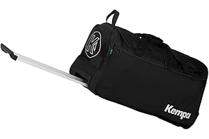 Kempa Sac de Sport à roulettes Trolley avec poignée Handball Fitness Sport Noir - 60 litres
