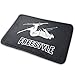 Produktbild B.L.KLEEN Freestyle Skier Welcome Entrance Door Mats, Non Slip Backing Entry Way Doormat High Traffic Areas Shoe Rugs for Patio, Front Door, All Weather Exterior Doors