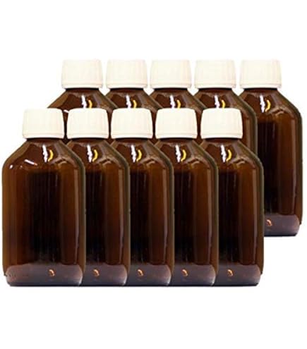 KINEPHARMA Braunglasflaschen 60ml - 25 Stück Mit Schraubverschluss