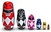 Produktbild Power Rangers 6-Piece Wood Nesting Doll Set