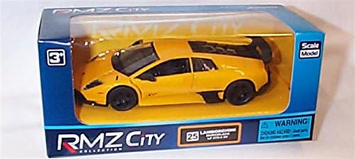 RMZ city collection yellow lamborghini murcielago LP 670-4 SV car 1.32ish scale diecast model