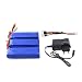 Produktbild JullyeleDEgant 3 Stücke Verbesserte 7,4 V 2300 mAh 2 S 35C Li-po Akku mit XT30 Stecker Ladegerät für MJX Bugs 6 B6 RC Drone Quadcopte