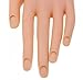 So Beauty Flexible Fake Artificial Human Left Hand Model Flesh Color for Nail Art Practice