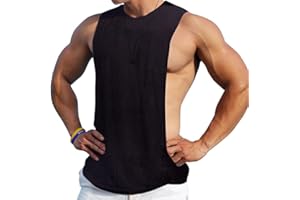 YCHNAIM Camiseta sin Mangas sin Mangas para Hombre