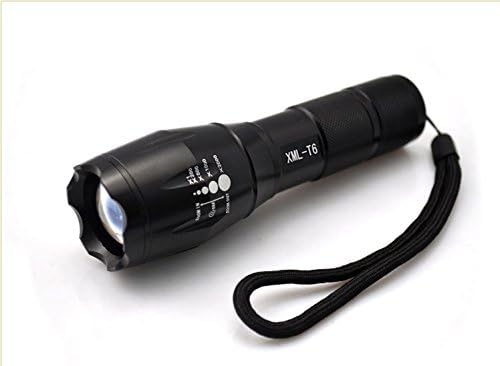 Led Flashlight XML T6 Bicycle Lamp Flashlight Aluminium Alloy L2 Strong Light Charging Zoom Flashlight for Camping,Hiking and Riding