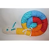 Bettschlange Bettschnecke 200 cm kunterbunt Baby Nestchen Bettumrandung unisex