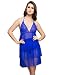 Clovia Women 5 Tier Babydoll In Blue RS.499.00