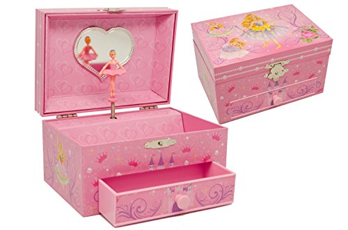 Personalised Musical Princess Girls Keepsake or Jewellery Box, Engraved Free