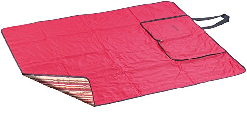PEARL 3in1-Picknickdecke mit Sitzkissen und Zudecke, waschbar, 150 x 130 cm - 4