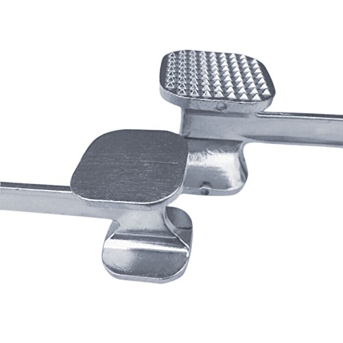 Steak Fleisch Hammer Schlägel klein gerade Schaft Quartet doppelseitig Aluminium - 3