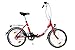 Produktbild 20" Zoll Alu MIFA Klapp Fahrrad Faltrad Klapprad Shimano 3 Gang Folding Bike Rot MIFA Dekor