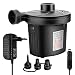 Produktbild UOON Elektrische Luftpumpe, Elektropumpe Power Pump mit 3 Luftdüse für aufblasbare, Luftpumpe inkl.für Camping Luftmatratzen, planschbecken, Schlauchboote, Matratze, Schwimmring