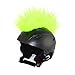 Produktbild Helm-Irokese für den Motorradhelm, Crosshelm, Motocrosshelm oder Skihelm - verwandelt den Helm in ein EINZELSTÜCK - der HINGUCKER - Irokesenaufsatz Punk - Helm-Aufkleber (Neon-Gelb)