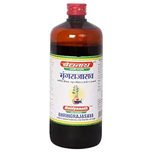 Baidyanath Jhansi Bhringrajasava - 450 ml |Useful in general weakness| Help to purify the blood|