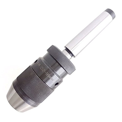 Schnellspann Bohrfutter 0,2-16 mm B18 + Kegeldorn MK3 M12 DIN228A