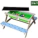 Produktbild Jolitac 3 in 1 Kinder Picknicktisch Sand und Wasser Spieltisch Maltafel Kindersitzgruppe Gartentisch Sitzgarnitur Holz Kindertisch 2 Bänke 1 Tisch mit Polsterauflage