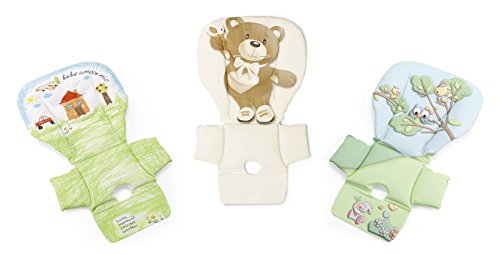 CAM IM 230001 Coussin moelleux de chaise haute Campione, coloris assortis