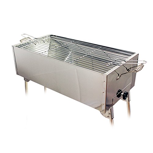 Mangal Schaschlikgrill BENE PREMIUM 200 aus Edelstahl, klappbar - 5