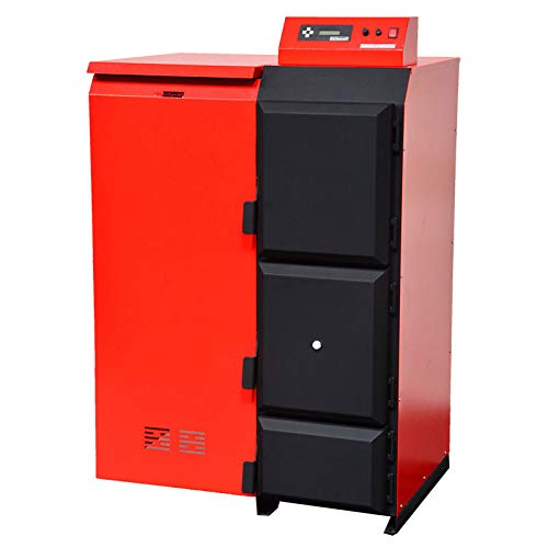 Preisvergleich Produktbild ATLANIS Kessel Pelletskessel Pelling Pelletbehälter Pelletsheizung Heizkessel inkl. Pelletbehälter 35 kW Eco BlmSchV2 Bafa Links Maxi 151 kg