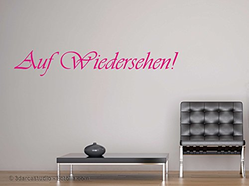 Wandtattoo W330 Auf Wiedersehen – Flur (58×9 cm) dunkelgrau - 8