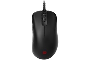 BenQ ZOWIE EC2-C ergonomiczna mysz e-sportowa, kabel paracord i 24-stopniowe kółko przewijania, matowa czarna powłoka, średni rozmiar