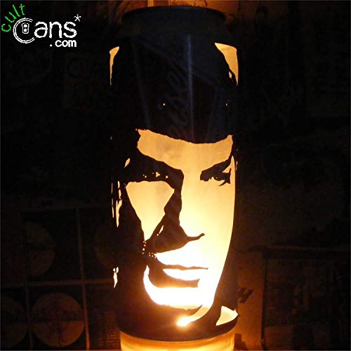 Leonard Nimoy 'Spock' Beer Can Lantern! Starship Enterprise Pop Art Candle Lamp, Unique Gift!