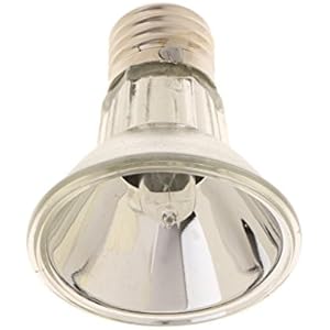 perfk E27 220V UVA UVB Tageslicht-Glühbirne Wärmelampe Wärmestrahler Halogen Spot Lampe für Terrarien, Reptilien und Amphibien usw. - Silber, 40W