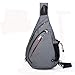 Produktbild Unbalance Chest Pack, neue Mode Schulter Sling Bag Crossbody Pack Wandern Rucksack Sport Fahrrad Rucksack Handtasche Schule Daypack für Männer Frauen junge Mädchen, grau