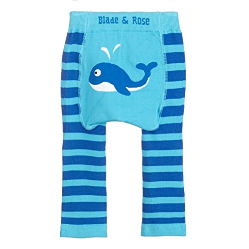 Blade and Rose Whale Legging + Matching Socks. 0-3 Years.Blue (1-2 years)