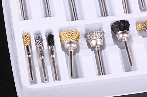 SPTA 216tlg Zubehörset fur Dremel,Proxxon Dremel Kabelgebundenes Multifunktionswerkzeug Schleifen, Schleifen, Polieren–3mm Schaft - 7
