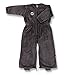 Baby Boum Unisex Baby 85cm Long 3-in-1 Sleeping Bag and Jumpsuit with Removable Sleeves Charcoal Grey 6-24 months