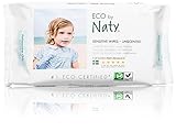 Naty by Nature Babycare Öko Feuchttücher Unparfümiert, 12er Pack (12 x 56 Stück)