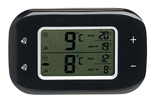 Thermomètre digital sans fil pour réfrigérateur et congélateur avec 2 capteurs [Rosenstein & Söhne]