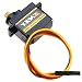 Produktbild CHshe®--Rc Servo, Emax Es08Ma Ii 12G/1,8Kg/10Sec Mini Metall Es08 Getriebe Servo Hochgeschwindigkeitswerkzeug-Set, Für Rc Modellauto/Boot/Roboter Rc Ersatz Upgrade-Komponente Teil Zubehör (Schwarz)