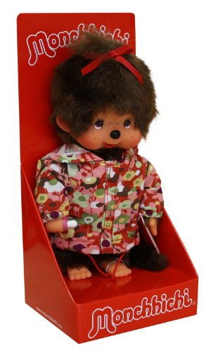 Preisvergleich Produktbild Sekiguchi 200970 - Monchhichi Mädchen mit Parka, circa 20 cm, geblümt