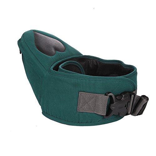 Zicac Side Ride Bamboo Surface Pure Cotton Infant Baby Kid Child Toddler Hipseat Belt Padded Safe Buckle Waist Stool Walkers Front Carrier Max 25Kg
