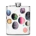 Produktbild My Favorite Pebbles 7 Oz Printed Stainless Steel Hip Flask For Drinking Liquor E.g. Whiskey, Rum, Scotch, Vodka Rust Great Gift