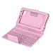 Produktbild Koolertron Silikon Bluetooth Tastatur Leder-Tasche Samsung Tastatur mit 1 x Micro-USB-Ladekabel für Samsung Galaxy Tab 2 7 "P3100 P3110 P6200 galaxy 2 7.0 samsung galaxy tab 2 7.0 tastatur samsung galaxy tab 2 7.0 Bluetooth Tastatur für samsung Galaxy Tab 2 P3100 3G+WIFI Tablet (pink)